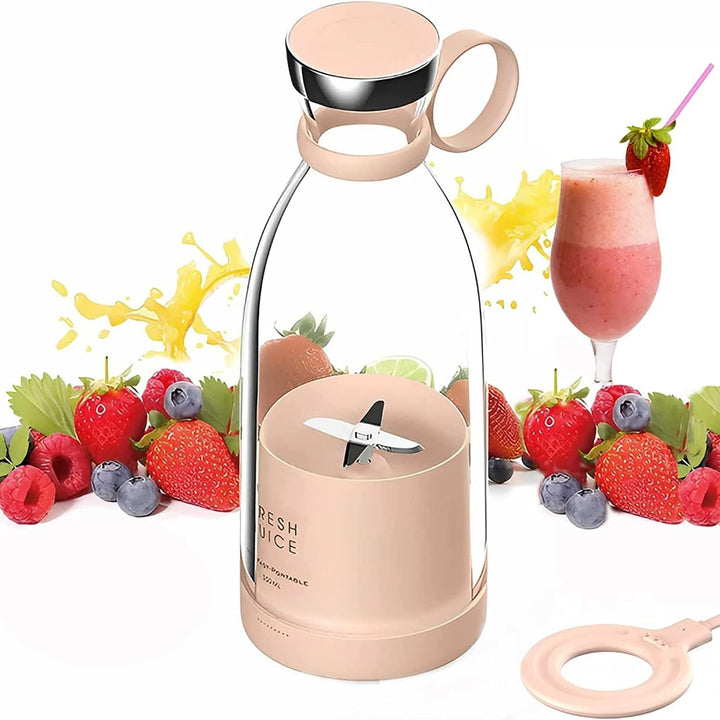 Personal Blender USB Rechargeable Portable Smoothie Mixer Bottle