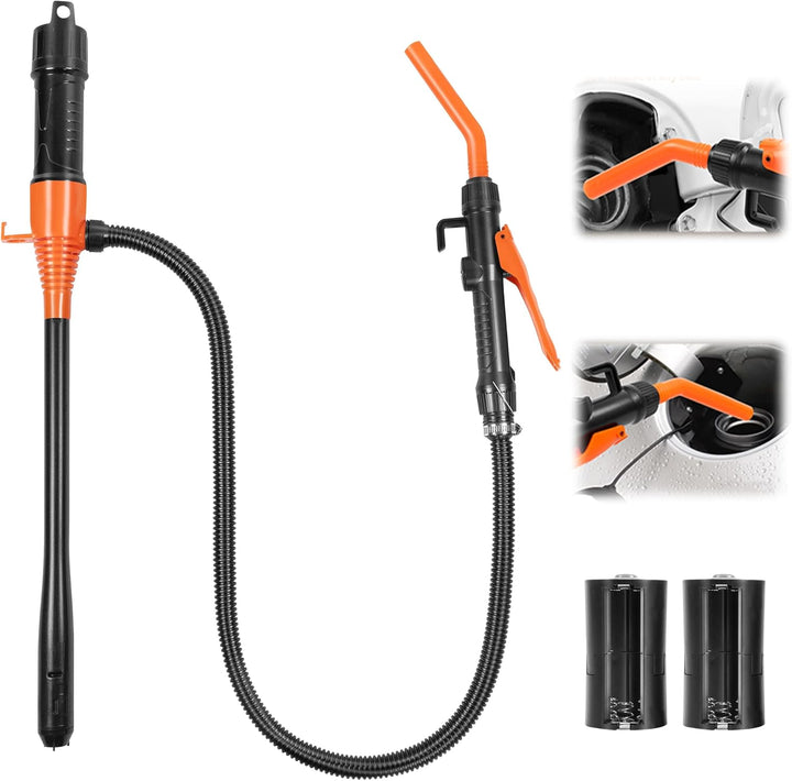 Battery Powered Fuel Transfer Pump Siphon for Gasoline Vehicles