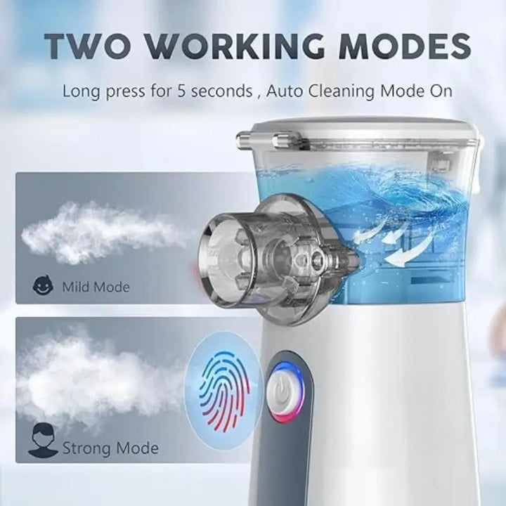 Portable Ultrasonic Nebulizer Humidifier Compact Quiet Air Humidifier
