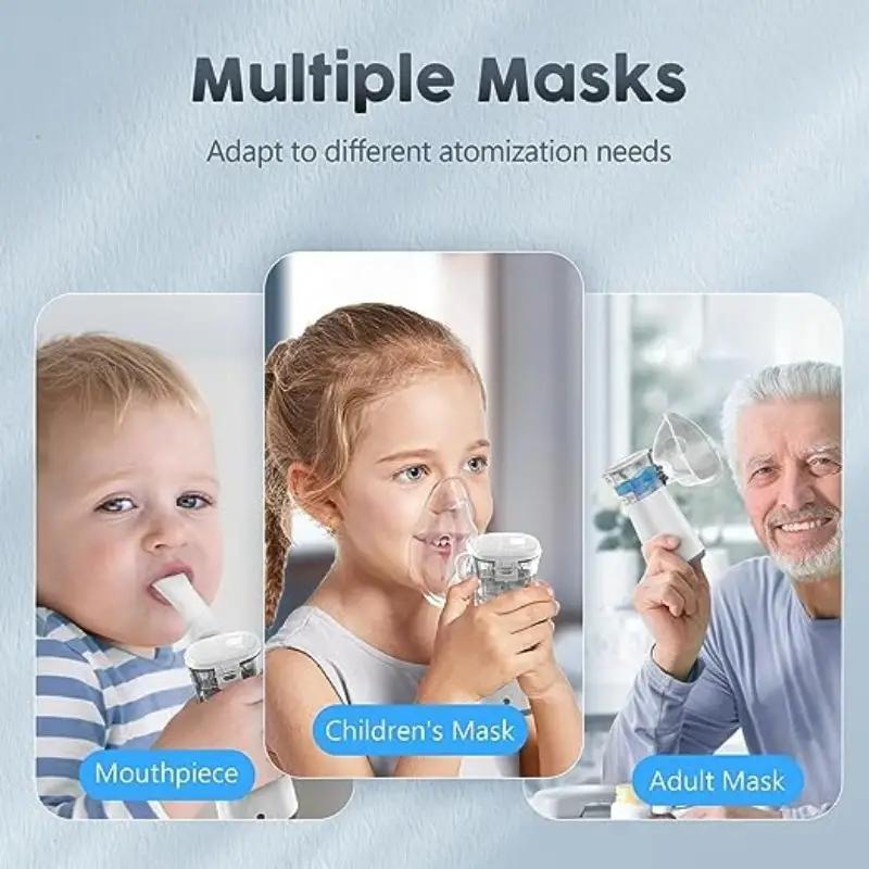 Portable Ultrasonic Nebulizer Humidifier Compact Quiet Air Humidifier