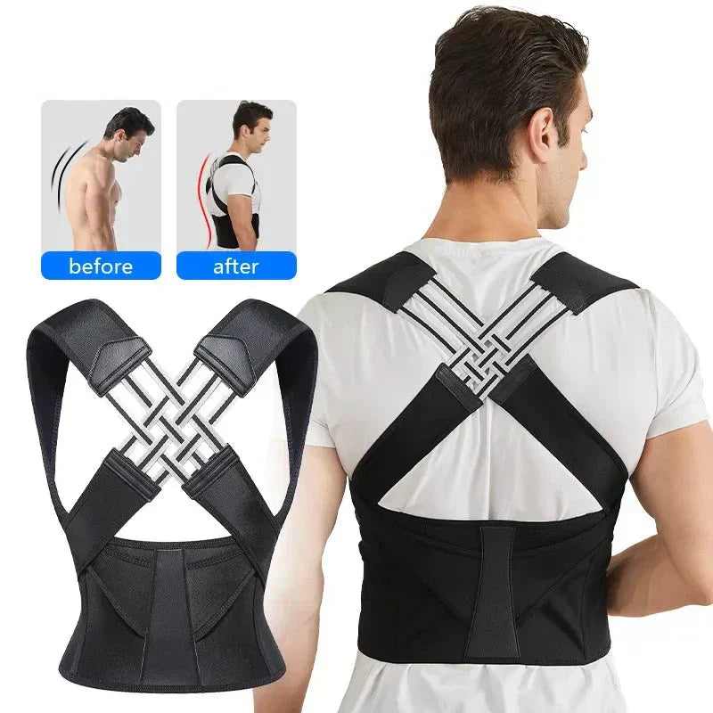 Posture Corrector Back Support Brace Belt Adjustable Strap