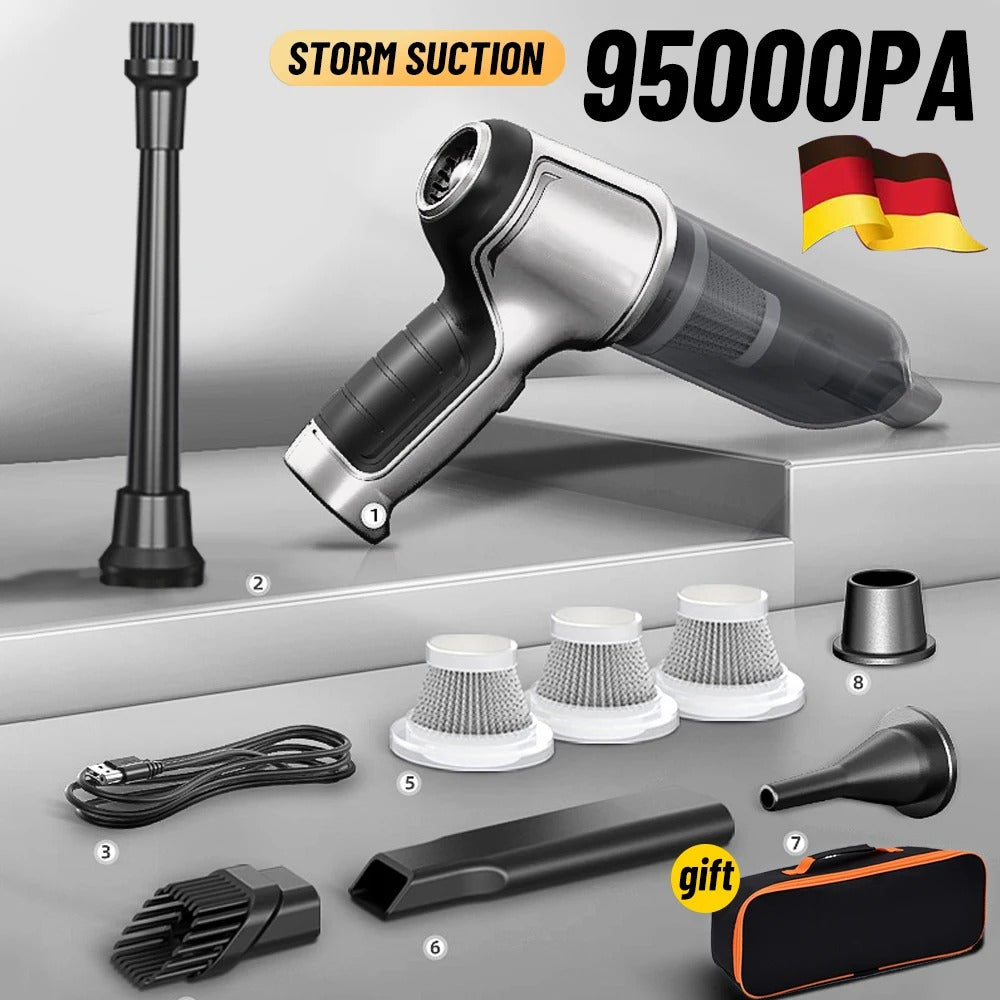 Handheld Cordless Car Vacuum Cleaner with Accessory Kit