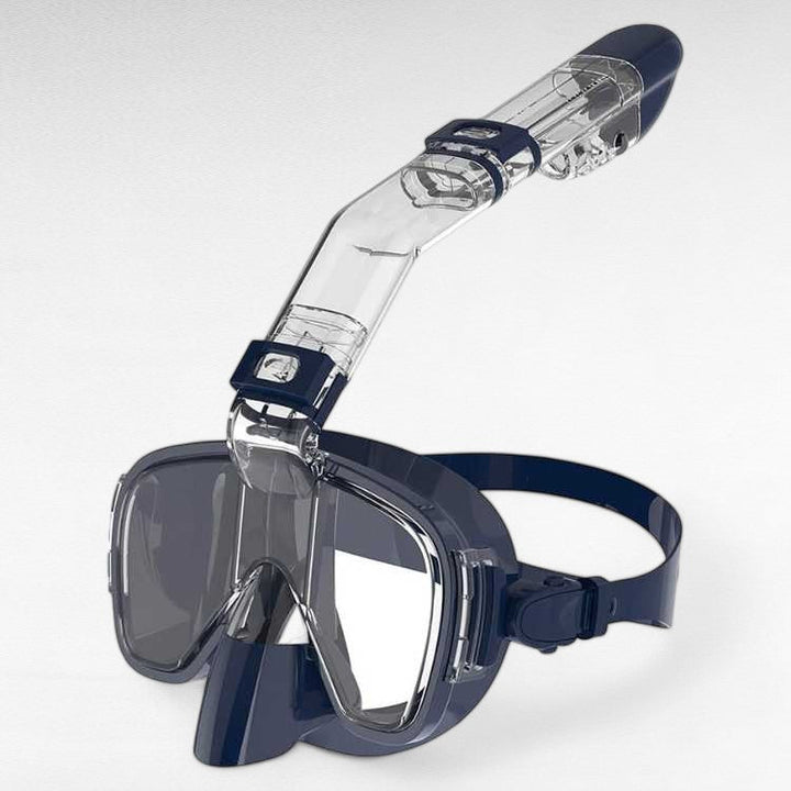 Foldable Full Face Panoramic Snorkel Mask Snorkeling Gear