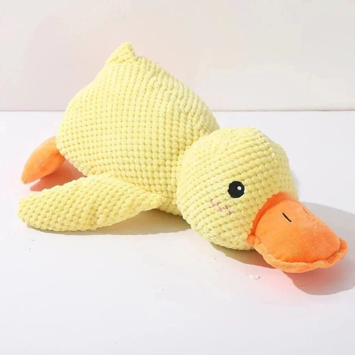Dog Plush Chew Toy Duck Shape