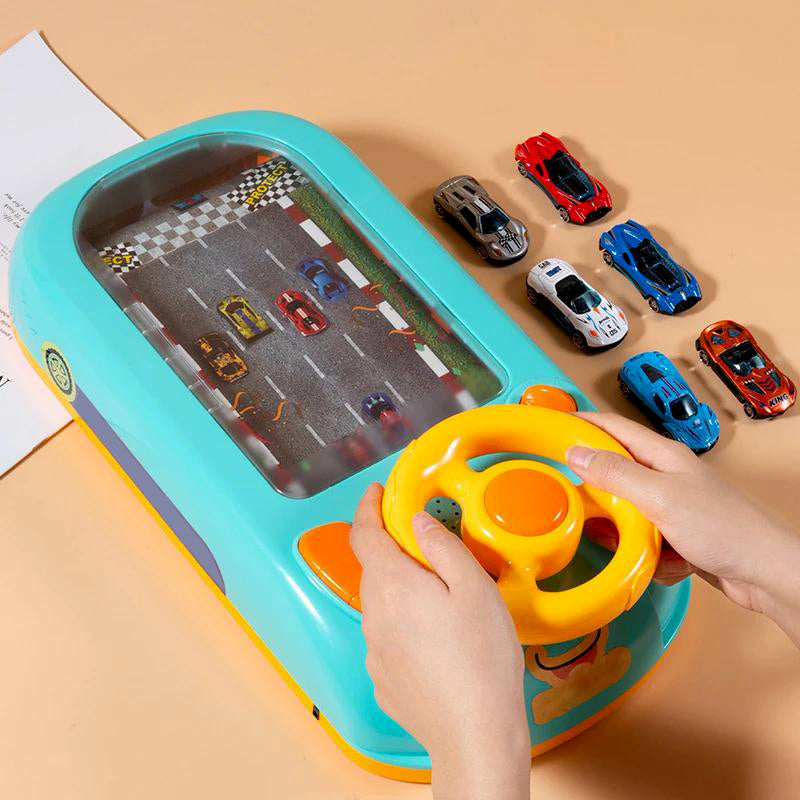 Race Track Toy Set Plastic Car Racing Playset