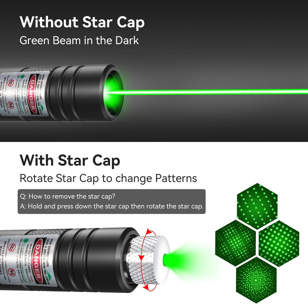 Rechargeable Metal Laser Pointer Pen with Torch Light
