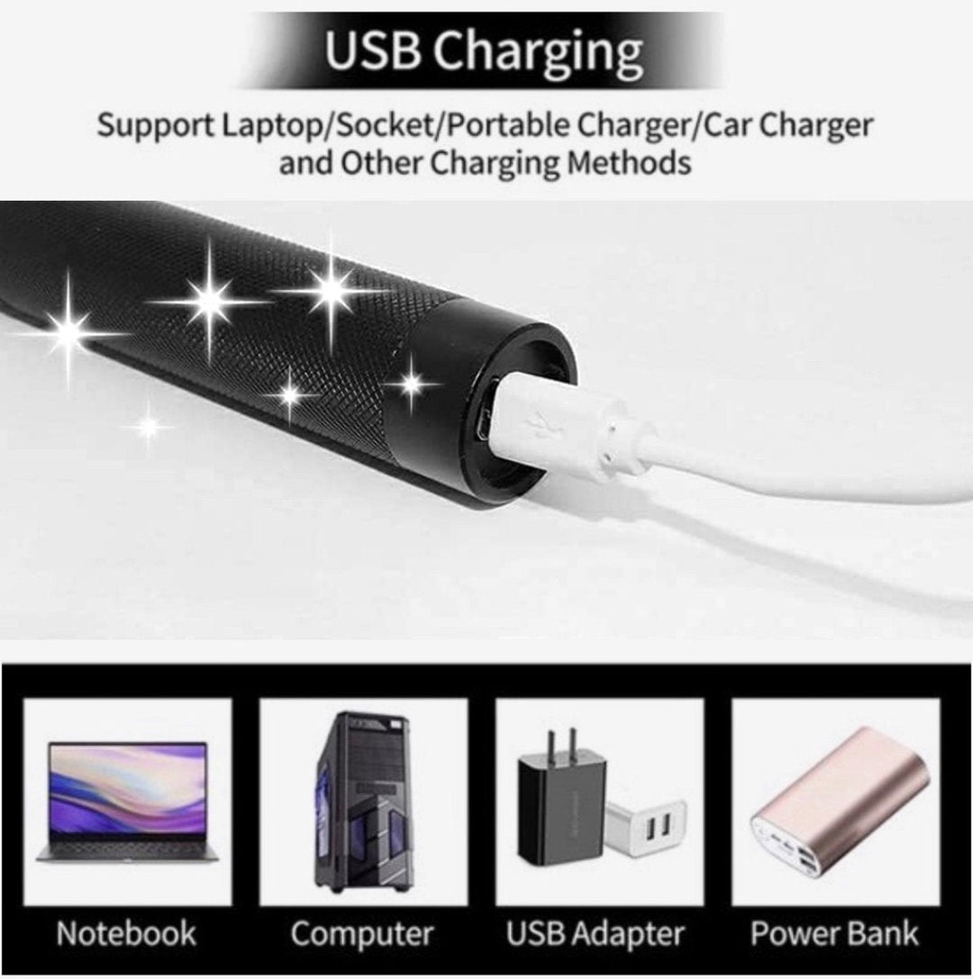 Rechargeable USB Metal Laser Pointer Pen
