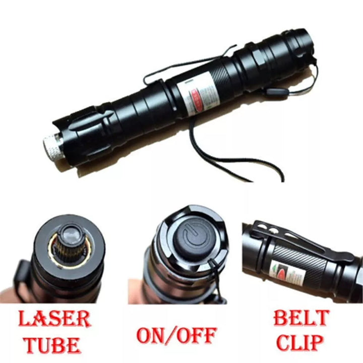 Rechargeable Laser Pointer Pen with LED Torch Set