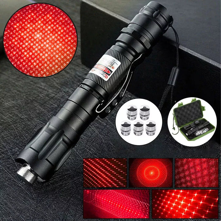 Rechargeable Laser Pointer Pen with LED Torch Set