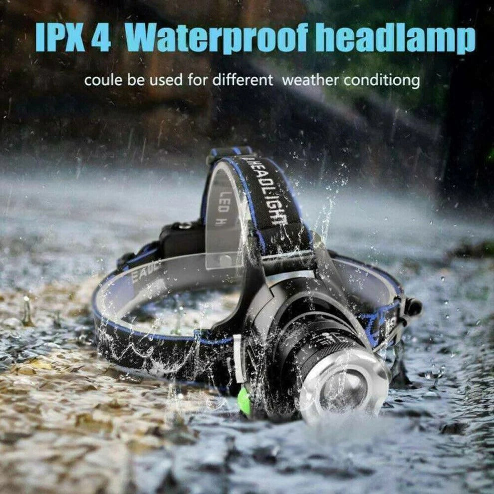 Rechargeable LED Headlamp Outdoor Headlight High Brightness