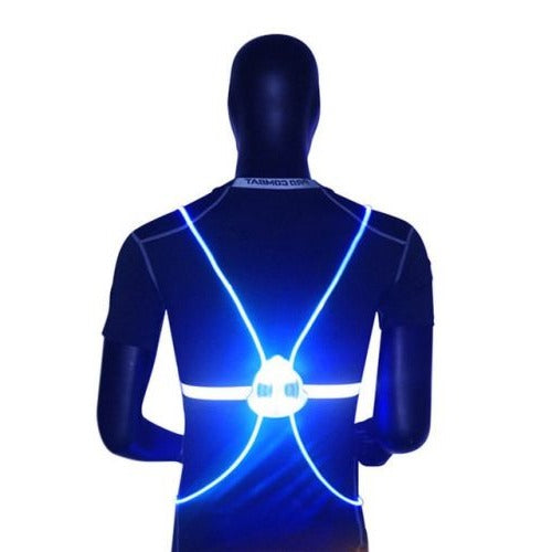 LED Safety Vest Reflective High Visibility 360 Degree Lighted Vest