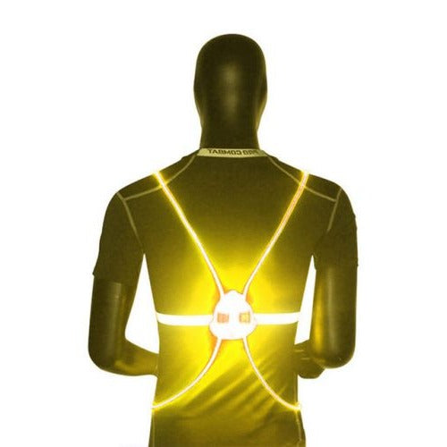 LED Safety Vest Reflective High Visibility 360 Degree Lighted Vest
