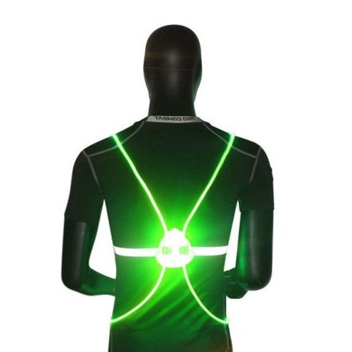 LED Safety Vest Reflective High Visibility 360 Degree Lighted Vest