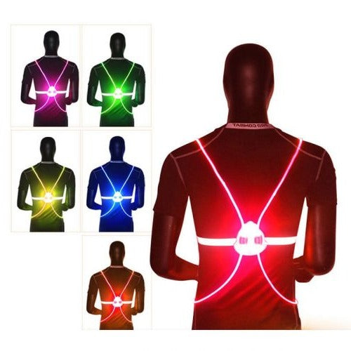 LED Safety Vest Reflective High Visibility 360 Degree Lighted Vest