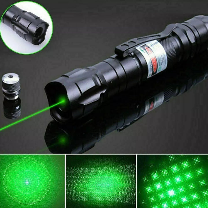 Rechargeable Laser Pointer Pen with Long Range and Built-in Torch