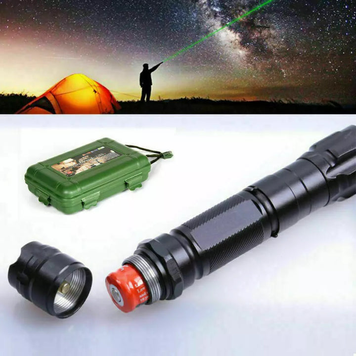 Rechargeable Laser Pointer Pen with Long Range and Built-in Torch