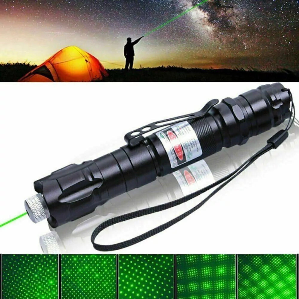Rechargeable Laser Pointer Pen with Long Range and Built-in Torch