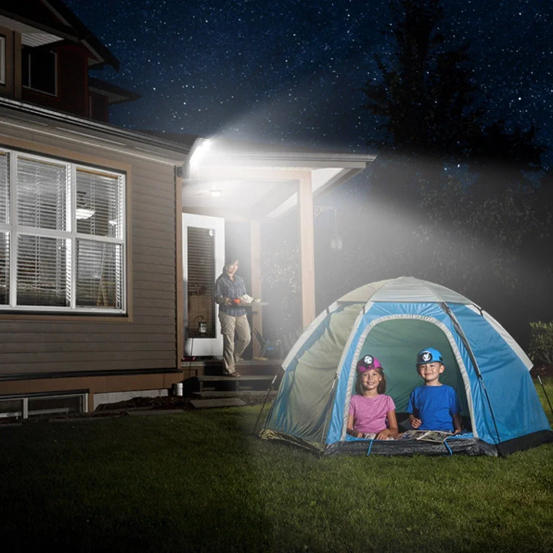 Solar Motion Sensor Outdoor Wall Light Flush Mount LED