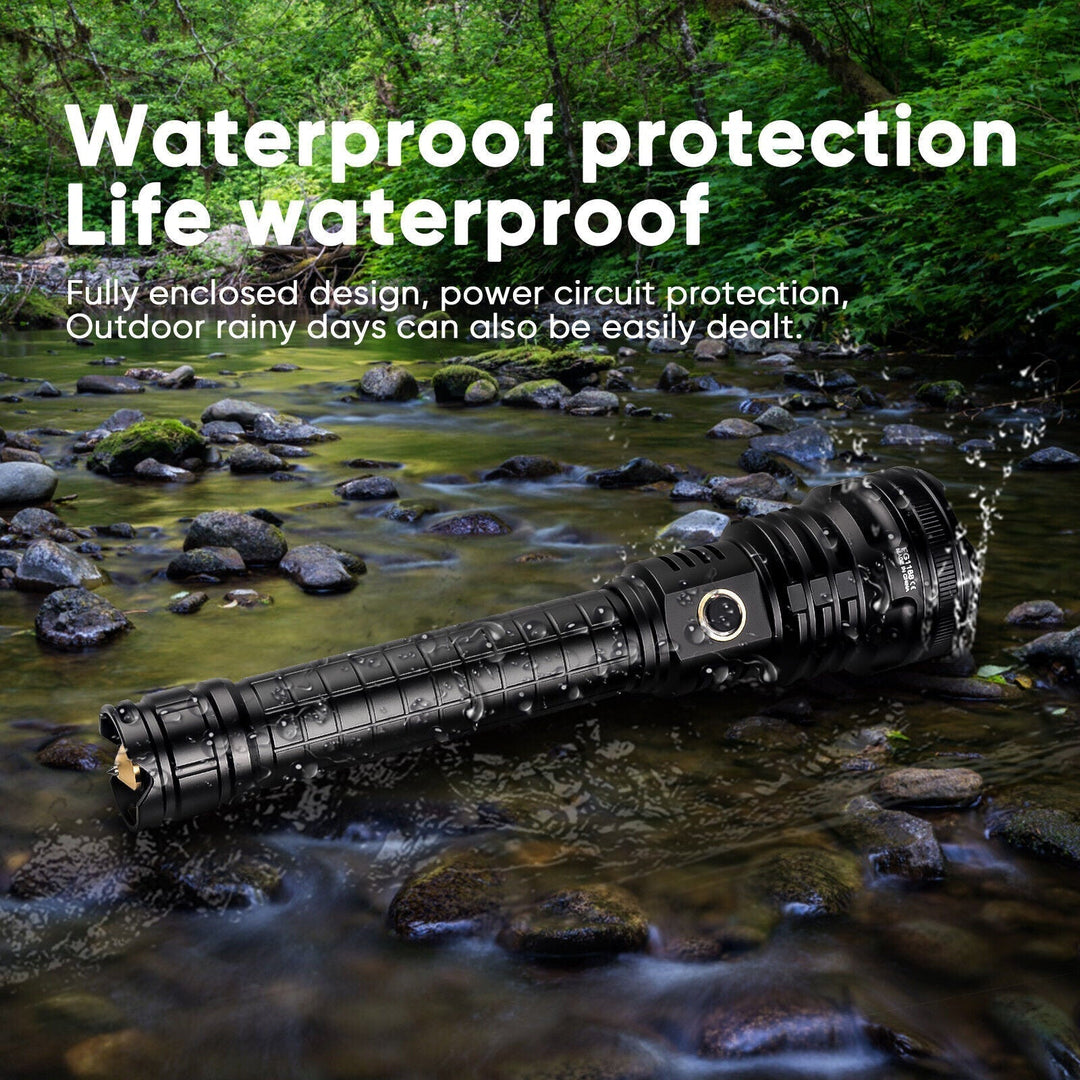 LED Rechargeable USB Handheld Flashlight Torch High Lumen