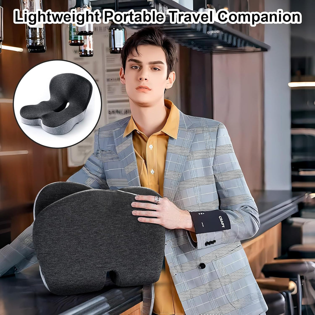 Lumbar Support Cushion for Mobility Scooter Seat Pad