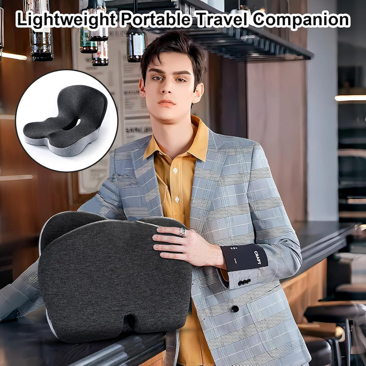 Lumbar Support Cushion for Mobility Scooter Seat Pad