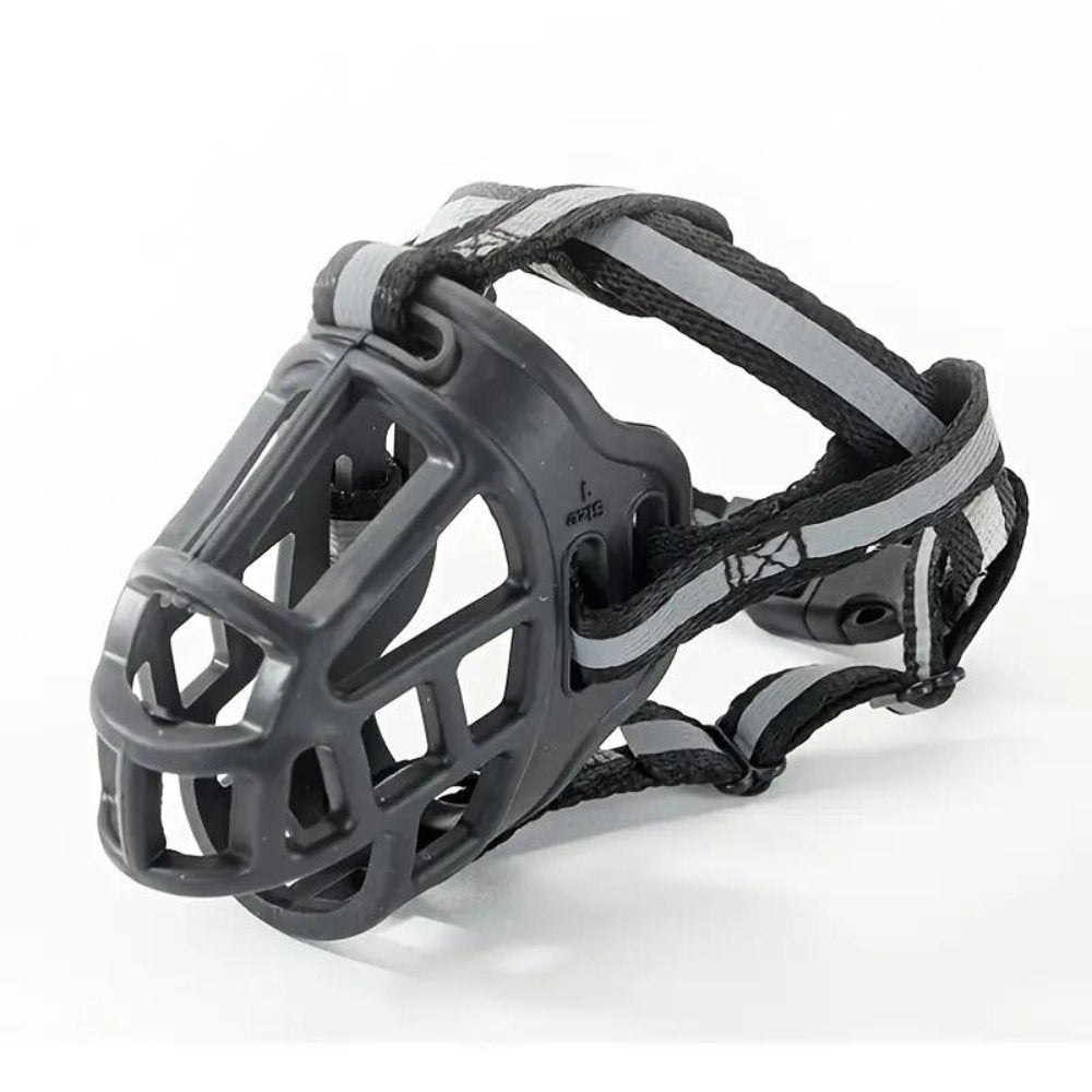 Adjustable Dog Muzzle Safety Canine Mesh Muzzle Secure Fit