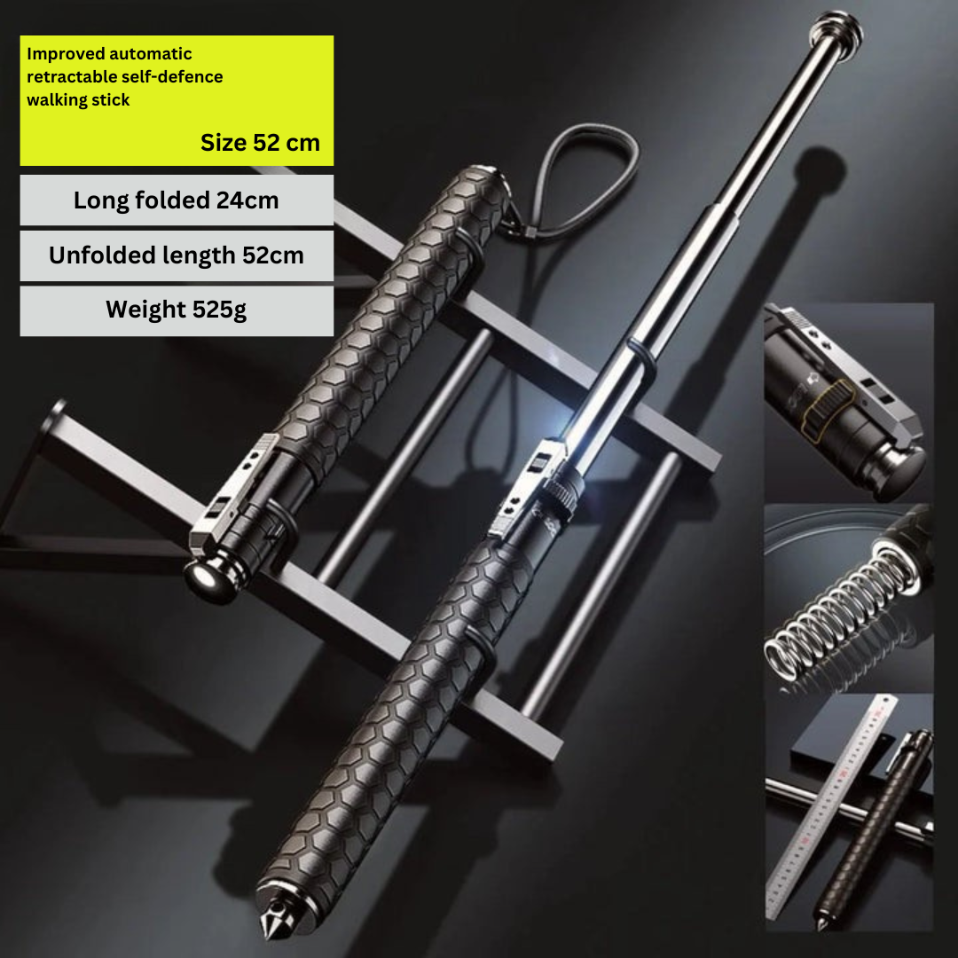 Adjustable Telescopic Self-Defense Stick