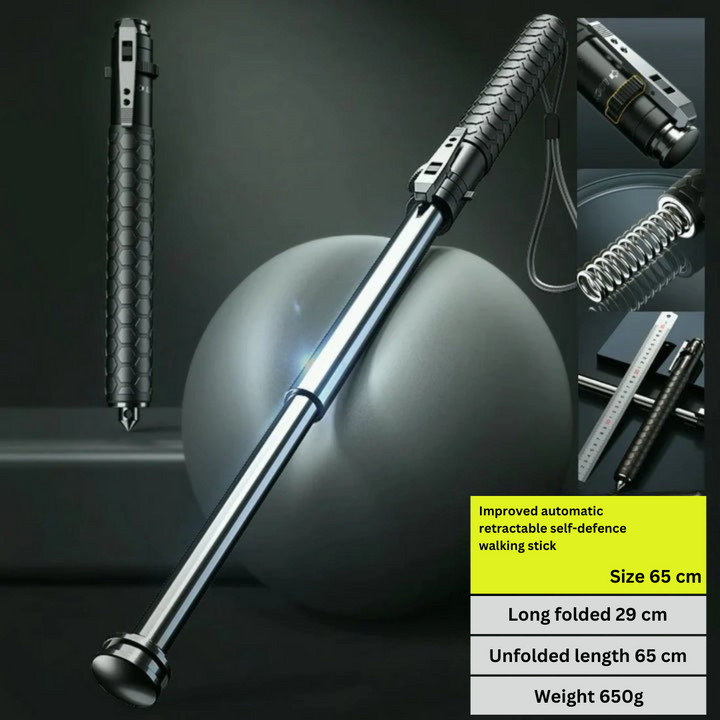 Adjustable Telescopic Self-Defense Stick