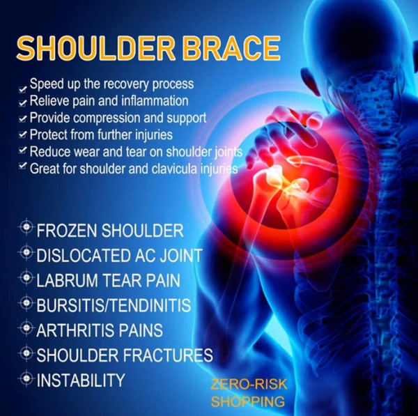 Shoulder Compression Sleeve Support Brace Wrap