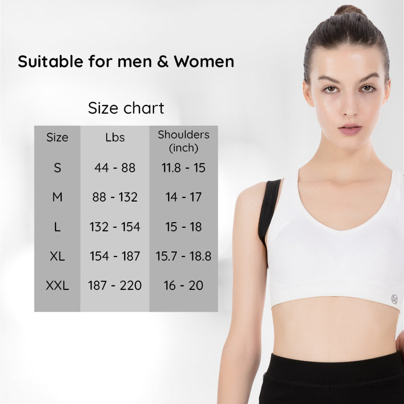 Invisible Back Posture Corrector Adjustable Support Brace