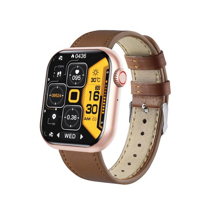 Square Smartwatch  Blood Pressure Heart Rate Tracker