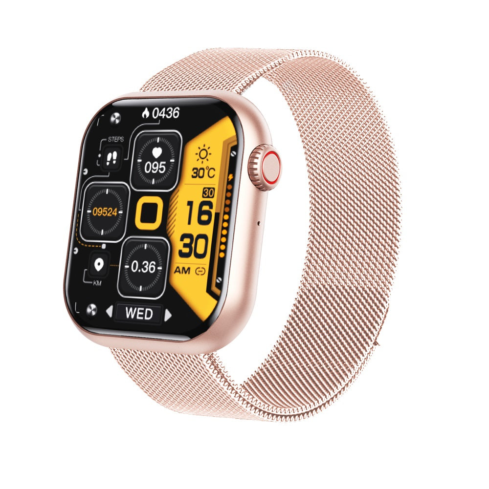 Square Smartwatch  Blood Pressure Heart Rate Tracker