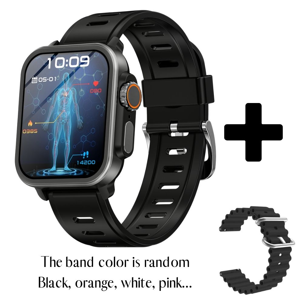 Square Smartwatch  Blood Pressure Heart Rate Tracker