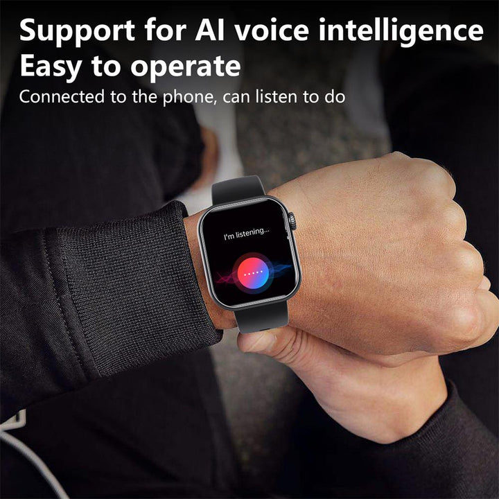 Square Smartwatch  Blood Pressure Heart Rate Tracker