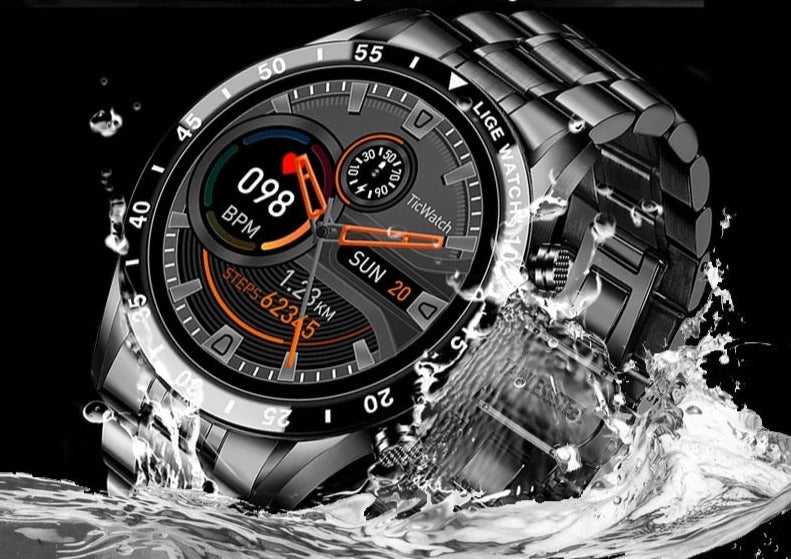 Circular Smartwatch Multi Functional