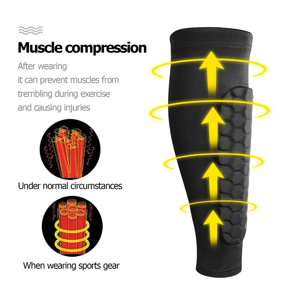 Soccer Shin Guards Protective Leg Pads Pair
