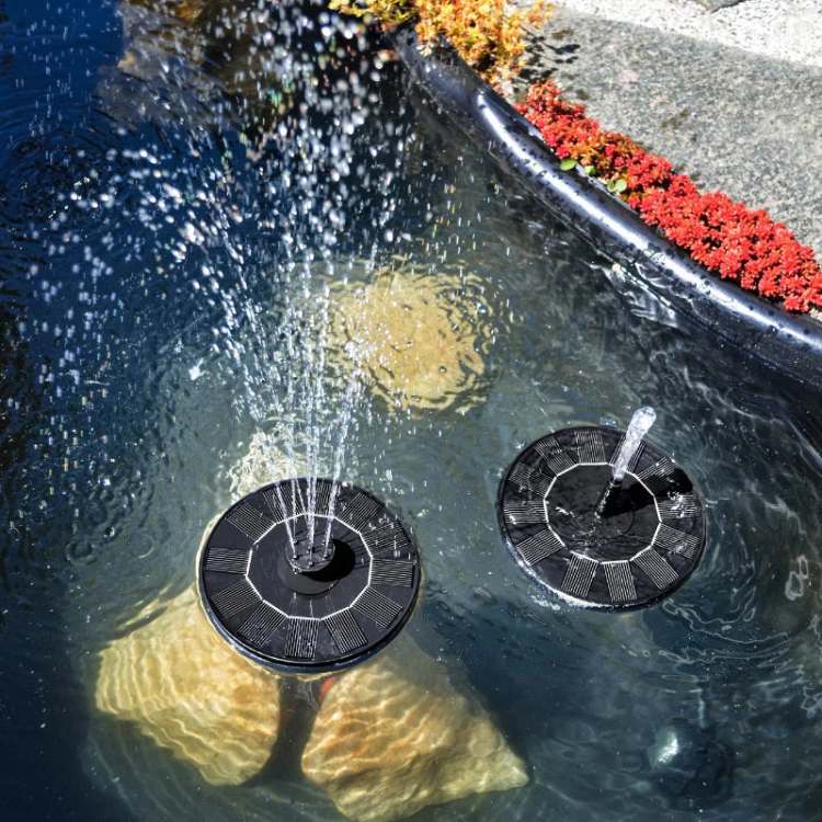 Solar Powered Dancing Water Fountain Outdoor Garden Fountain