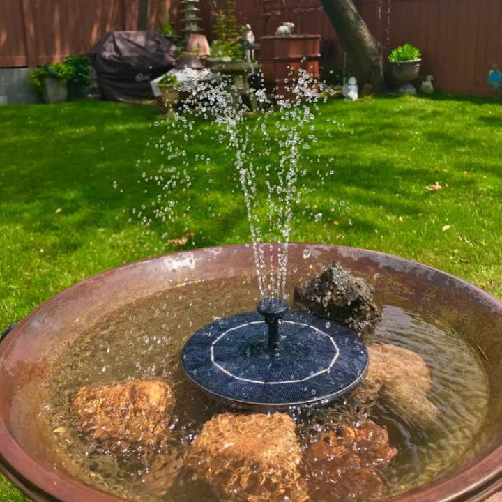 Solar Powered Dancing Water Fountain Outdoor Garden Fountain