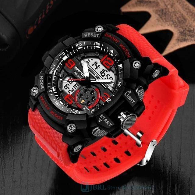 Analog Circular Military Style Sport Wristwatch