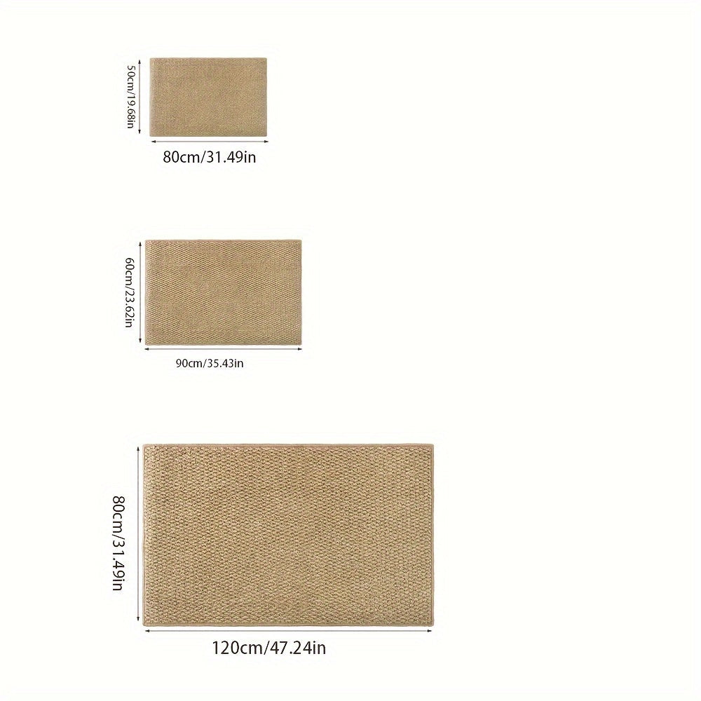 Door Mat Rectangular Non-Slip Washable Absorbent Indoor Outdoor