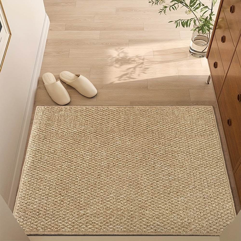 Door Mat Rectangular Non-Slip Washable Absorbent Indoor Outdoor