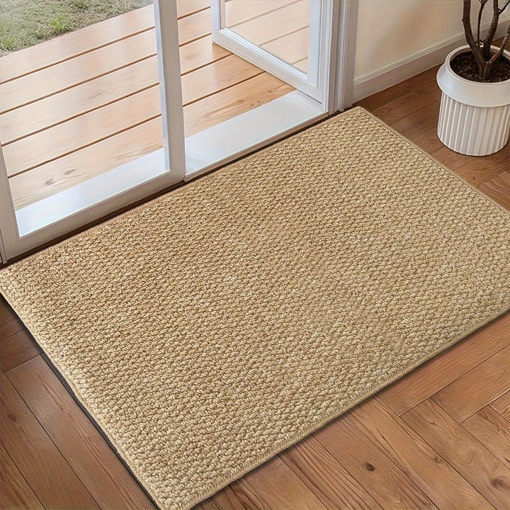 Door Mat Rectangular Non-Slip Washable Absorbent Indoor Outdoor
