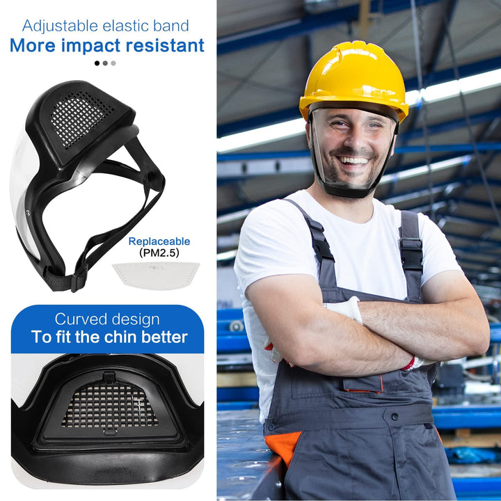 Face Shield Full Coverage Anti Fog Protective Face Visor
