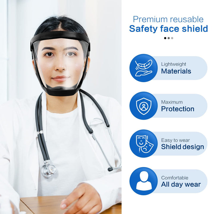 Face Shield Full Coverage Anti Fog Protective Face Visor