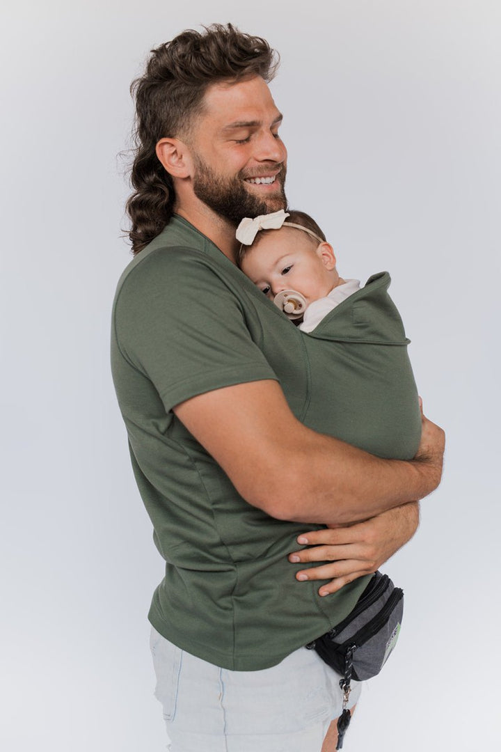 Babywearing TShirt Hands Free Baby Carrier Shirt for Parents