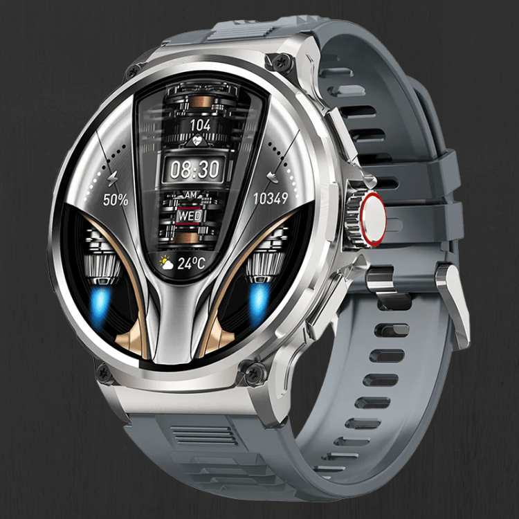Smartwatch Circular Display 10 Day Battery Health Tracking Call Alerts