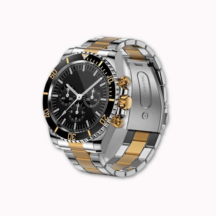 Digital Round Smartwatch Fitness Tracker Military Health Watch