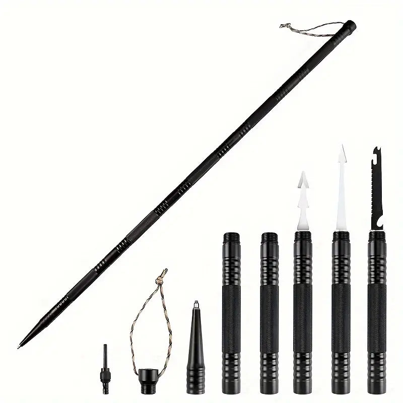 Trekking Pole Hiking Stick Adjustable Walking Staff Outdoor Walking Pole