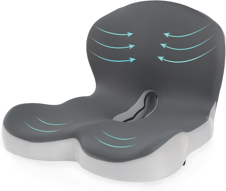 Memory Foam Truck Seat Cushion with Lumbar Support Pad