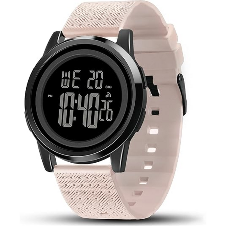 Digital Ultra-Thin Round Waterproof Sports Digital Wristwatch